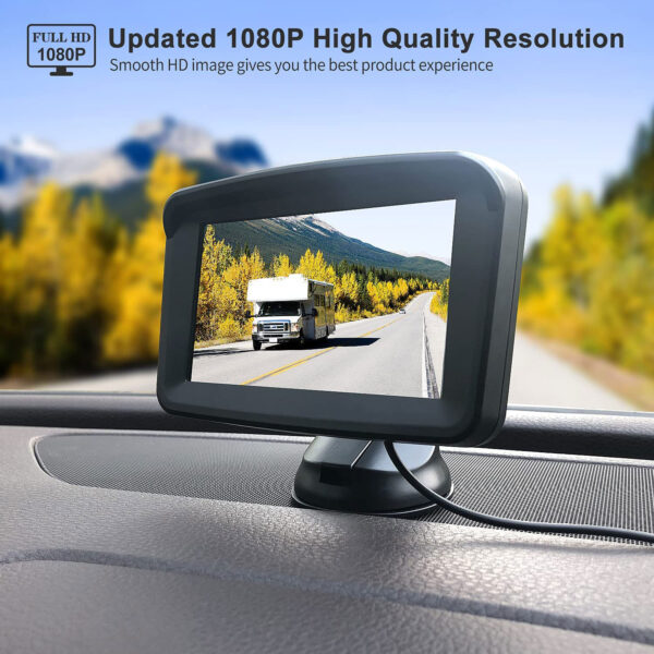 5\\\" Monitor with 1080P Backup Camera for Truck - Image 2